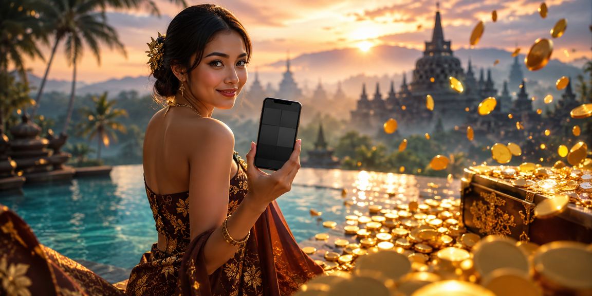 Model Vietnam menggunakan aplikasi casino di smartphone dengan tampilan modern