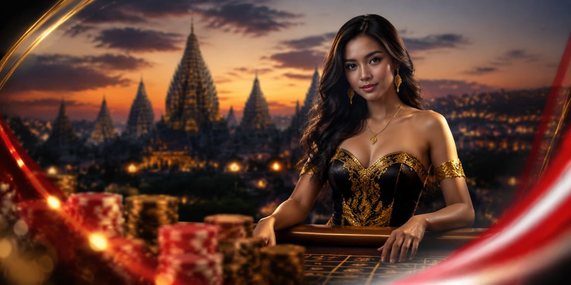 Pemain esports profesional bermain di depan layar dengan latar neon